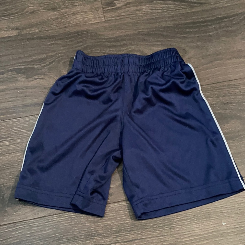 Little Boys Navy Blue Active Shorts